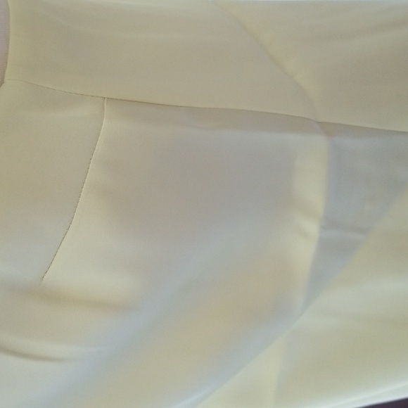 Express bright yellow satin adjustable strap top New criss cross  Small - Picture 8 of 12